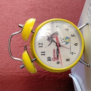 1998 old school curious George alarm clock